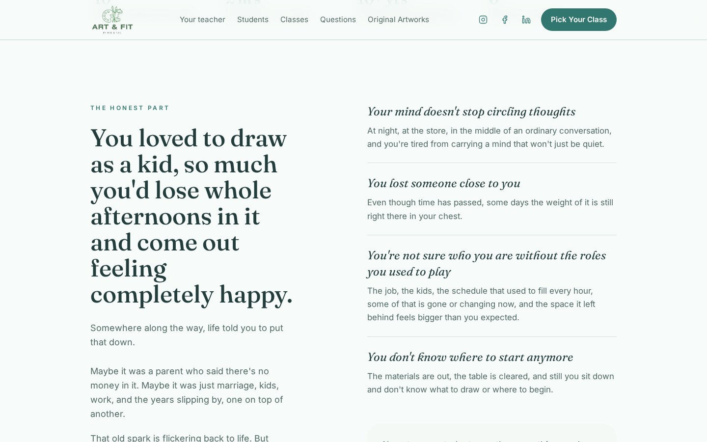 From information to recognition, after redesign